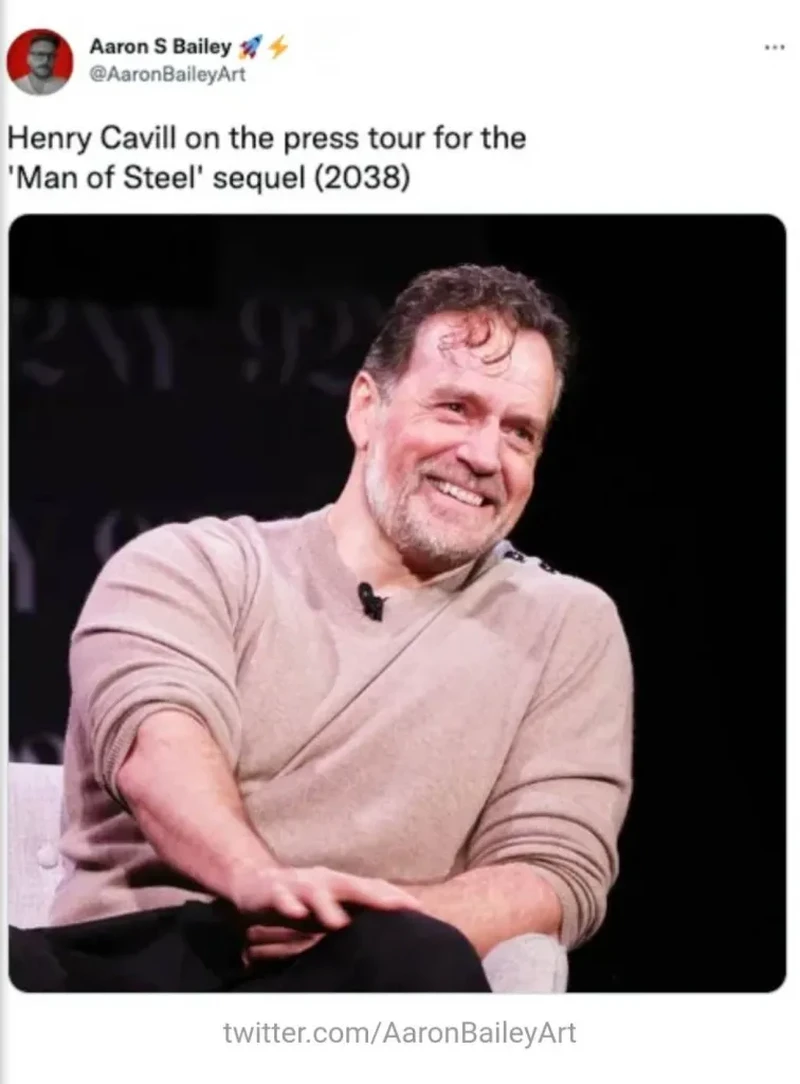 Meme Henry Cavill Tak Jadi Superman Lagi