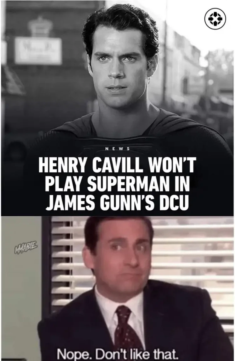 Meme Henry Cavill Tak Jadi Superman Lagi Meme Henry Cavill Tak Jadi Superman Lagi