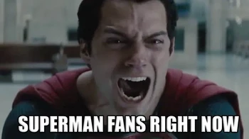 Reaksi fans Superman saat ini.... Foto: Twitter