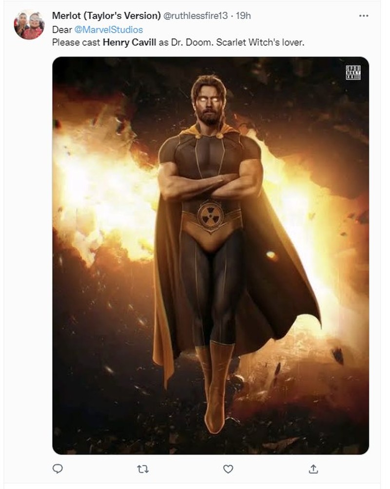 Meme Henry Cavill Tak Jadi Superman Lagi