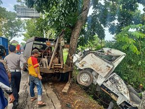 2 Korban Pikap Nyebur Sawah di Jembrana Dirujuk ke RSUP Prof Ngoerah