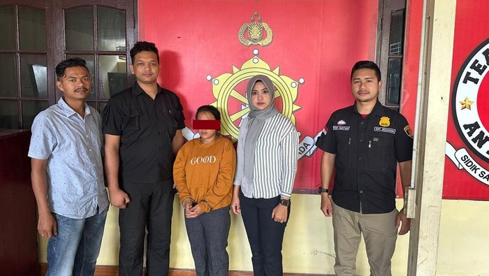 Pelaku penculikan bayi diamankan Polres Dairi. (Foto: Dok Polres Dairi)