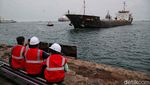 Penampakan 5.000 Ton Beras Impor Asal Vietnam di Tanjung Priok
