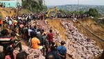 Penampakan Longsor di Kongo yang Tewaskan Lebih dari 100 Orang