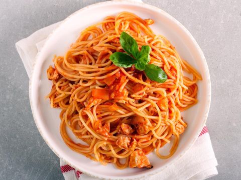 Resep Spaghetti Ayam Saus Tomat