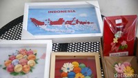 Beginilah contoh karya seni yang telah dihasilkan oleh anak-anak berkebutuhan khusus ini.