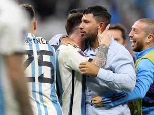 Sergio Aguero Ikut Latihan Argentina Usai Jadi Penengah Lawan Belanda