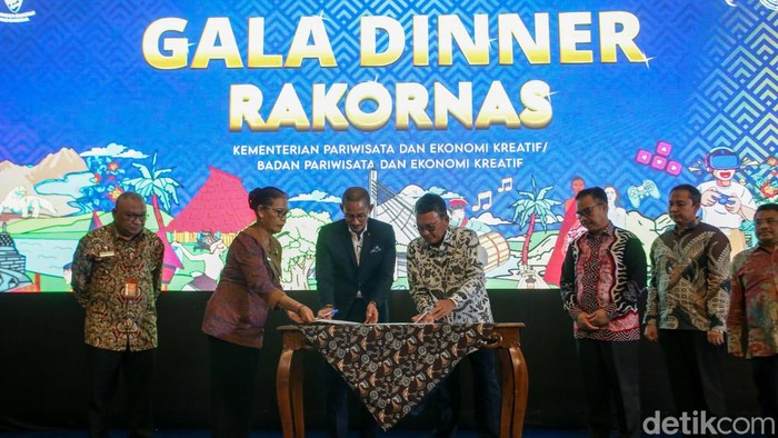 Suasana Gala Dinner Rakornas Kemenparekraf Suasana Gala Dinner Rakornas Kemenparekraf