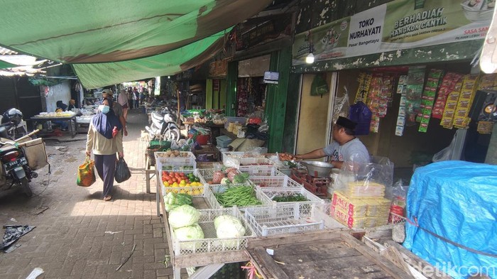 Suasana Pasar Bangetayu, Semarang, Jumat (16/12/2022).