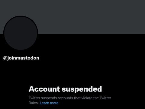 Twitter blokir akun Mastodon