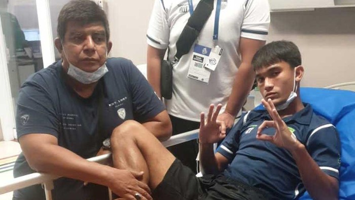 Zalnando mengalami cedera horor saat Persib vs Dewa United.