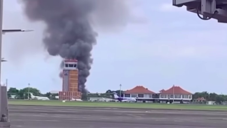 Kebakaran di Bandara I Gusti Ngurah Rai