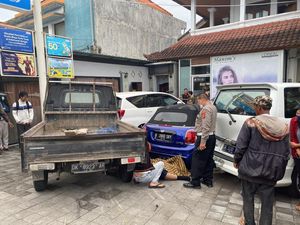 Tragis! Pemotor di Kuta Tewas Ditabrak Pikap