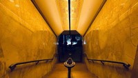 Sebelum sampai ke bar-nya, pengunjung harus melewati tangga tinggi yang mengarah ke bagian bawah tanah. Foto: onlyinyourstate.com