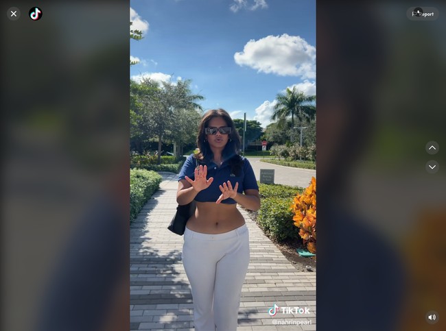 Dianggap terlalu sempurna, beberapa orang mengaku tidak percaya. Ini sudah pasti diedit, Dia pakai filter,Foto: TikTok