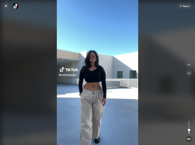 Modeling itu bagus tapi aku merasa aku akan pingsan sepanjang hari dan benar-benar sakit dan mundur. Aku masih sangat bersyukur untuk hidup ini, tulisnya di TikTok.Foto: TikTok