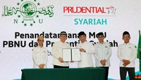 PT Prudential Sharia Life Assurance (Prudential Syariah) meluncurkan kemitraan strategis dengan Pengurus Besar Nahdlatul Ulama (PBNU), organisasi kemasyarakatan Islam terbesar di Indonesia bertepatan dengan Rapat Kerja Nasional (Rakernas) LAZISNU. Kerja sama ini selain mempertegas komitmen berkelanjutan Prudential Syariah, juga untuk mendorong pertumbuhan ekonomi Syariah di Indonesia. 