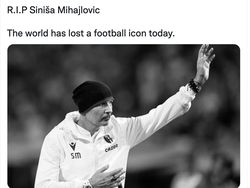 Raja Tendangan Bebas Sinisa Mihajlovic Meninggal, Linimasa Berduka