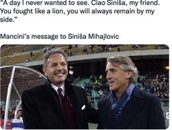 Raja Tendangan Bebas Sinisa Mihajlovic Meninggal, Linimasa Berduka