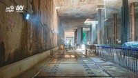 TBM 2 mulai membangun terowongan sisi utara (northbound) sejauh sekitar 385 meter sejak menyelesaikan terowongan sisi selatan (southbound) sepanjang sekitar 385 meter pada akhir Juli 2022 lalu. Foto: Dok. MRT Jakarta