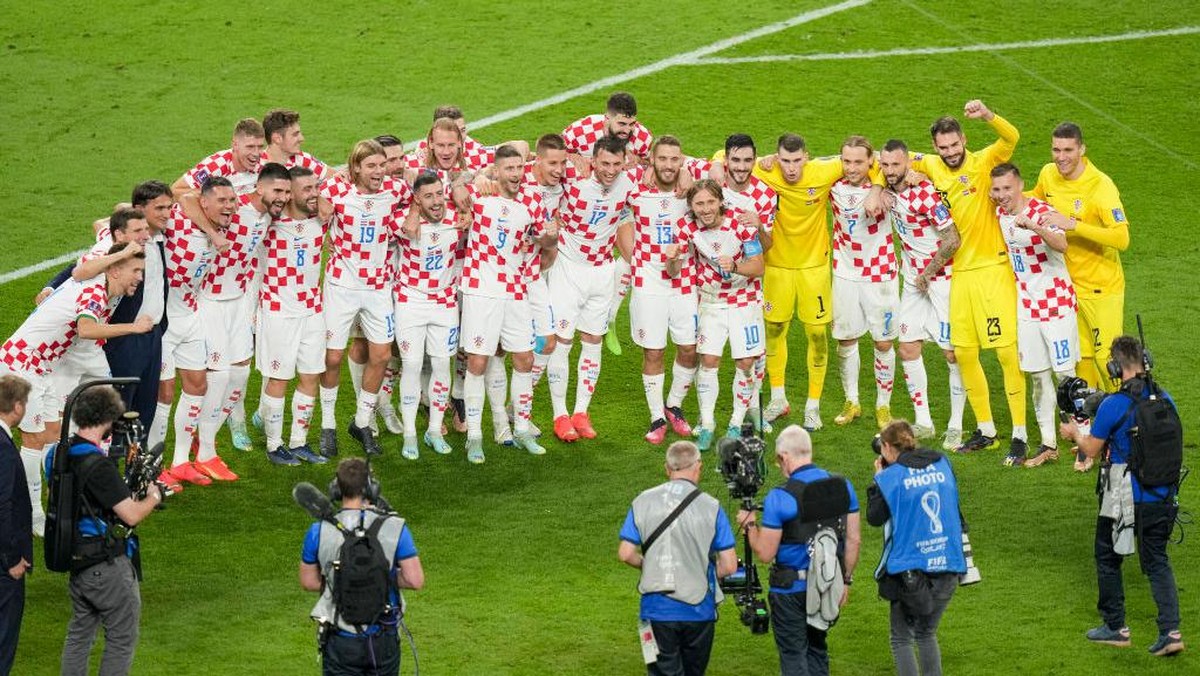 Kroasia berhasil meraih peringkat ketiga Piala Dunia 2022 (Foto: DeFodi Images via Getty Images/DeFodi Images)