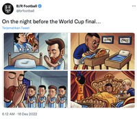 Netizen edit foto Lionel Messi yang akhirnya mengangkat trofi Piala Dunia 2022