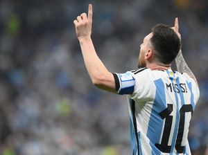 Messi Bikin Gol dan Rekor Baru, Selangkah Jadi Top Skor Piala Dunia 2022