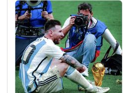 Final Piala Dunia 2022 Nanti Malam! Netizen Edit Messi Angkat Trofi