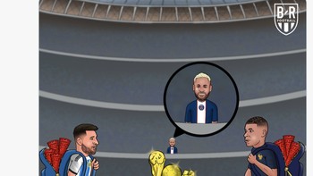 Bagi Prancis ini kesempatan untuk meraih Piala Dunia secara berturut-turut, sedangkan Argentina mengakhiri gelar puasa setelah terakhir pada 1986 era Diego Maradona. Foto: Twitter