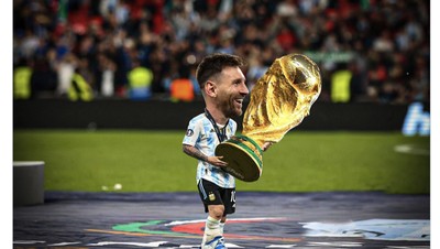 Final Piala Dunia 2022 Nanti Malam! Netizen Edit Messi Angkat Trofi