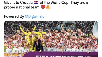 Kroasia bukan lagi kuda hitam, mereka pantas disegani. Foto: Twitter