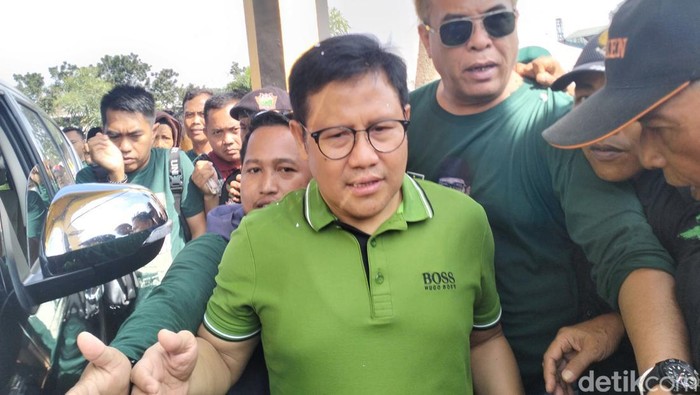 Muhaimin Iskandar saat menghadiri Muspimwil PKB Sumut di Medan. (Foto: Datuk Haris Molana/detikSumut)