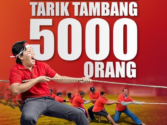 Pamflet lomba tarik tambang IKA Unhas yang menewaskan 1 peserta.