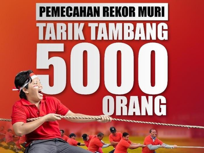 Pamflet lomba tarik tambang Ika Unhas yang menewaskan 1 peserta.