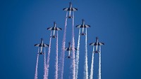 Final Piala Dunia 2022 memang bertepatan dengan Hari Nasional Qatar pada 18 Desember. Biasanya, perayaan tersebut digelar pada pagi hari. Namun, saat ini digelar mulai siang hari di Lusail. Ercin Erturk/Anadolu Agency/Getty Images 