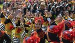 Potret Ribuan Orang Meriahkan Jogja Menari di Prambanan
