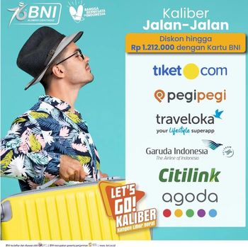 Promo LET'S GO KALIBER dari BNI