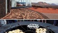 Penuh dengan tempat wisata yang keren, jangan lupa mampir ke restoran El Diablo di Spanyol yang menawarkan hidangan daging panggang di atas volcano. Foto: Site/Pool