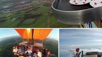 Ke Belanda ada satu-satunya restoran di dunia yang mengapung menggunakan balon udara dengan pengalaman tak terlupakan. Foto: Site/Pool
