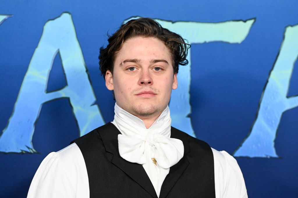 Britain Dalton saat menghadiri premiere Avatar: The Way of Water di Dolby Theatre, 12 Desember 2022, di Los Angeles, California.