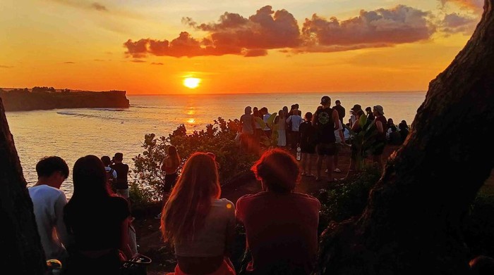 Bukit Balangan yang lokasi Banjar Cengiling, Jimbaran, Kecamatan Kuta Selatan, Badung baru-baru ini viral di media sosial. Foto: Triwidiyanti