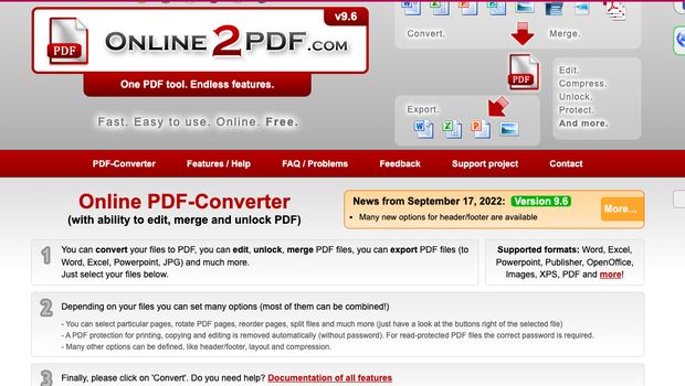 Cara memperbesar ukuran file pdf.
