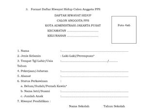 Daftar Riwayat Hidup PPS Pemilu 2024: Cara Isi dan Link Download
