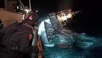 Dihantam Badai, Kapal AL Thailand HTMS Sukhothai Tenggelam