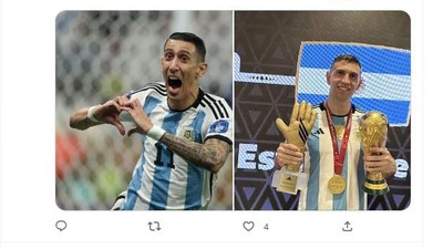 Emiliano Martinez dan Angel Di Maria, Ingat Namanya!