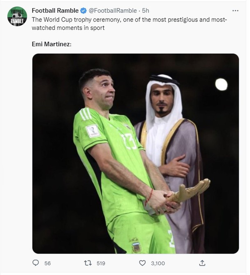 Emi Martinez dan Di Maria