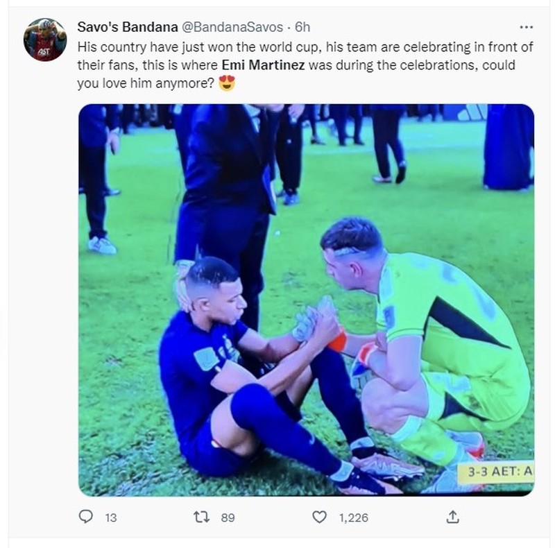 Emi Martinez dan Di Maria