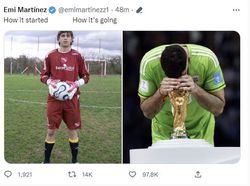 Emiliano Martinez dan Angel Di Maria, Ingat Namanya!