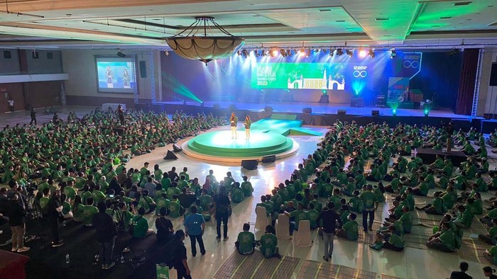 Grab Beri Apresiasi Mitra, Pekerja Transportasi dan Pelaku UMKM Hari Mitra Grab digelar di Yogyakarta, Minggu (11/12). Acara ini memberikan apresiasi kepada mitra, pekerja transportasi dan pelaku UMKM.