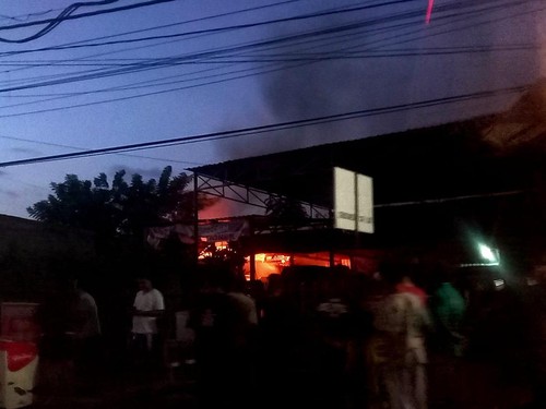 Gudang AC mobil di Bengkel Adi Rama yang berlokasi di Desa Sulanyah, Kecamatan Seririt, Kabupaten Buleleng, Bali, ludes terbakar, Senin (19/12/2022) petang.